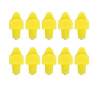 Tableau de Poulet automatiques de Poulet mamelons pour Buveur de volaille Kit Waterer Efficace Économie d'eau Durable Plastique têtes Jaunes pour poulaillers 10 Morceaux