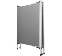 tableau de présentation magnetoplan (l x H) 1200 mm x 1500 mm feutre gris utilisable des deux côtés, pliable, panneau daffichage 1101006