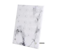 Tableau de Présentation Ongles en Acrylique, Motif Marbre Détachable | Support Bracket, pour Faux Ongles et Vernis Gel, Sélection Facile, Usage Maison ou Vitrine