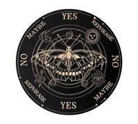 Tableau de radiesthésie Pendule en Bois | Tableau de Messages de l' métaphysique avec Planchette | Plateau Pendule avec Lettres pour la Divination, l'orientation spirituelle et Le Plaisir