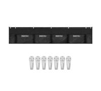 Tableau de rangement horizontal à 4 poches pour l'école, la salle de classe, sac de rangement de documents