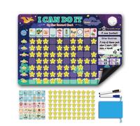 Tableau de Récompense Enfants - Tableau Magnétique pour Un Comportement Responsable - Dinosaure