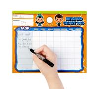 Tableau De Récompenses avec Autocollants pour Comportement des,Tableau Visuel des Routines Quotidiennes - Matériel Éducatif pour Apprentissage de la Propreté et Suivi des Tâches Ménagères