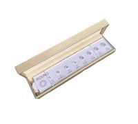 Tableau de référence des tailles de bagues personnalisable avec pierres précieuses en oxyde de zirconium - Accessoire de bijoux pour vitrine de magasin, tableau des tailles, taille unique, Comme
