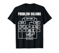 Tableau de résolution de problèmes pour homme - Tableau de flux Geek Nerd Cadeau amusant T-Shirt