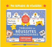 Tableau de réussites hebdomadaires Mémoniak, max 3 enfants, perpétuel - Collectif - Editions 365 - Calendrier