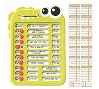 Tableau De Routine Du Coucher - Papier | Calendrier De Récompenses | Organisateur D'Habitudes Enfant Pour Sommeil Motivation Suivi Maison Usage Quotidien