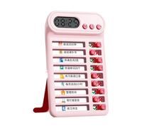 Tableau de routine quotidien pour la gestion du temps 7,5 x 12,5 cm Tableau d'affichage pour enfants