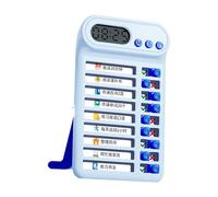 Tableau de routine quotidien pour la gestion du temps 7,5 x 12,5 cm Tableau de suivi de la discipline des enfants