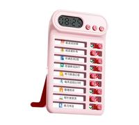 Tableau de routine quotidien pour la gestion du temps 7,5 x 12,5 cm Tableau de suivi de la discipline des enfants