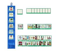 Tableau de routine quotidien pour - Tableau de routine quotidienne pour , tableau de poche pour salle de classe d'autodiscipline, planificateur de comportement quotidien avec 45