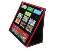 Tableau de routine quotidienne pour enfants avec 63 cartes de comportement pour responsabilité, planificateur quotidien, planificateur mural de poche, comportement pour enfants