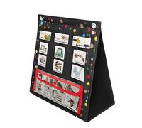 Tableau de routine quotidienne pour enfants avec 63 cartes de comportement, tableau de responsabilité, emploi du temps quotidien, tableau de poche, planificateur mural, calendrier d'organisation pour