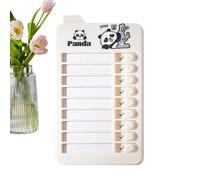 Tableau de routine quotidienne pour , interface pratique, 11,8 x 6,5 cm, horaire visuel portable, bloc-notes de planification des tâches quotidiennes, suivi des tâches polyvalentes, pour