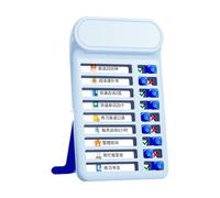 Tableau de routine quotidienne pour Tableau des tâches quotidiennes Tableau d ' horaire visuel éducatif 7, 5 x 12, 5 cm pour la gestion des tâches Bulletin de de la discipline