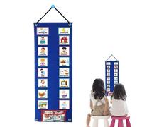 Tableau De Routine Visuelle, Liste De Vérification Des Comportements Et Tableau D'Activités, Routine Visuelle Pour Le Matin Et Le Soir, Pour Filles Garçons Élèves Et Écoliers D'Âge