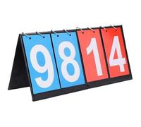 Tableau de Score - Artisan - Flip - 4 Chiffres - Rouge et Bleu - Pliable et Durable