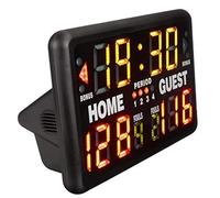 Tableau de score de basket-ball LED | Affichage numérique lumineux 800 mcd | Distance de visualisation de 100 m | Gardien de score de table portable pour basket-ball, volley-ball, football et plus