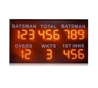 Tableau de score électronique mobile avec télécommande RF, angle de vue de 60 degrés, durée de vie LED de plus de 100 000 heures, idéal pour basket-ball et volleyball