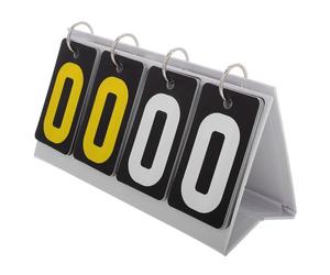 Tableau de Score Manuel à 4 Chiffres, Papier, pour Étudiants et Arbitres | Design à Bascule Portable, Usage Extérieur et Centres Sportifs, Suivi des Scores pour Volley-ball et Cartes