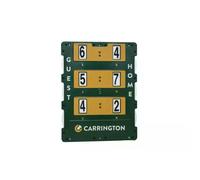 Carrington Tennis Court Scoreboard English Vert,Orange 82 x 58 cm