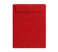 Tableau de sélection fin en cuir synthétique avec cycle stylo et couche résistante à l'eau pour cafés, presse-papiers, fournitures de bureau cyan pour serveurs