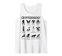 Tableau de Silhouette de créatures légendaires de cryptozoologie Débardeur