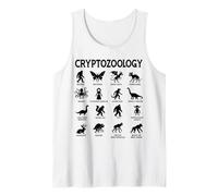 Tableau de Silhouette de créatures légendaires de cryptozoologie Débardeur