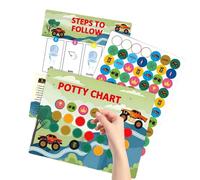 Tableau De Stickers Pour Propreté | Aide Pédagogique Interactive Et Motivante | Tableau de Récompenses pour la Propreté,pour Fille à la Maison en t en Voyage