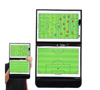 Tableau de stratégie de football, presse-papiers d'entraînement de football | Équipement d'entraînement de football pliable avec stylo - Tableau de direction des stratégies d'entraînement, outil