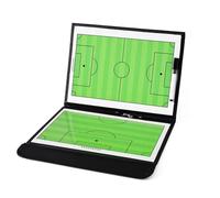 Tableau de stratégie de football, presse-papiers d'entraînement de football, presse-papiers de football pliable avec stylo - Outil d'entraînement, tableau de direction des stratégies