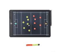 Tableau de stratégie d'entraînement LCD avec marqueurs magnétiques puissants pour football, basket-ball, badminton, hockey sur glace, handball, volleyball (ballon d'eau)