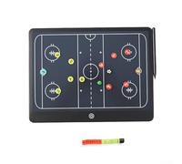 Tableau de stratégie LCD avec fonction d'effacement One-Touch et marqueurs magnétiques puissants pour le coaching sur terrain et en intérieur (hockey sur glace)