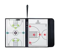 Tableau de stratégie tactique magnétique portable basket-ball, tableau marqueurs d'entraînement effaçable à sec, kit presse-papiers for entraîneurs avec joueur et stylo