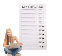 Tableau de tâches pour adolescents | Tableau de liste de choses à faire - Tableau de tâches avec carton de rechange pour adultes, routine quotidienne de camping-car, avec carton de rechange