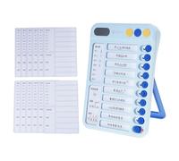 Tableau de tâches pour enfants, tableau de contrôle quotidien portable, auto-discipline pour adultes, rappel d'horaire pour écrire pour la liste de contrôle des corvées planification pour ma