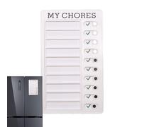 Tableau de tâches quotidien - Organisateur de tâches pour - Listes de messages coulissantes - Système de responsabilité réutilisable - Suivi de routine coloré - Tableau de planification