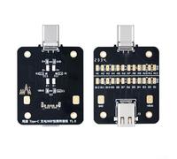 Tableau de test arrière de type C BL-804 pour téléphone portable et tablette avec précision de bande passante de 3 dB pour lignes de charge CC1 et CC2 (noir)