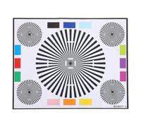 Tableau de Test D’Objectifs pour Caméra de Surveillance Mire de Test de Couleurs 40X30 CM Outil D’Étalonnage Visuel en Papier Calibration de Mise Point pour
