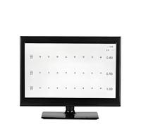 Tableau de test d'acuité visuelle numérique, tableau oculaire intelligent avec distance réglable et grand angle de vision pour examens oculaires, optométrie et écran de vision, 47 cm
