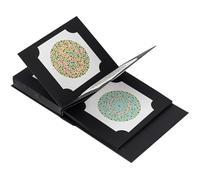 Tableau de test de daltonisme, livret de test de vision des couleurs avec 38 planches, distinction entre patients daltoniens, numéros cachés et conception de catégories pour centre de soins de la vue