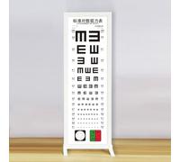 Tableau de Test Oculaire Snellen à LED Double Face, Boîte Lumineuse for Tableau Des Yeux avec Marquages Visuels Rouges et Verts for Hôpital, école, Bureau et Maison