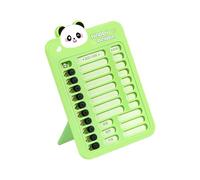 Tableau de travail quotidien éducatif pour enfants - Programme visuel éducatif pour la gestion du temps et le suivi des corvées - 15 x 23,2 cm - Tableau de suivi de la discipline des enfants - Tableau