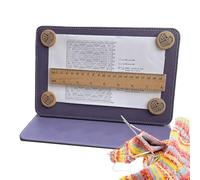 Tableau de tricot - Tableau d'affichage magnétique, support de projet pliable | Guide durable avec référence facile des pages et maintien sûr pour les patrons de tricot et les travaux d'aiguille