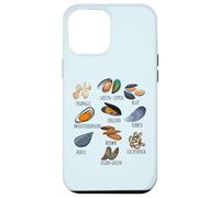 Tableau de variétés de moules Ocean Foodie Design pour Les Amateurs de Fruits de mer Coque pour iPhone 12 Pro Max