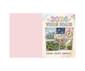 Tableau de vision 2026 - Capture et planification des visions - Objectifs et liste d'objectifs - Pour entrepreneurs, enseignants, professionnels, chefs d'équipe, atelier du Nouvel An, bureau, maison