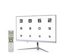 Tableau de Vision Ophtalmique Numérique 21,5" LCD Sans Cadre Ultra-Fin | Télécommande 8M, 44+ cibles visuelles, modes d'affichage variés pour examen oculaire précis