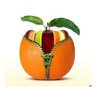 Tableau deco cuisine déshabillez moi - 50x50 cm