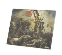 Tableau Décoratif Eugene Delacroix La Liberte Guidant le Peuple Revolution (50 cm x 40 cm)