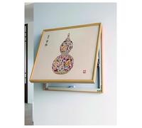 Tableau décoratif for compteur électrique, sans perçage, interrupteur caché, tableau suspendu, adapté aux restaurants(Color1,60x45cm)